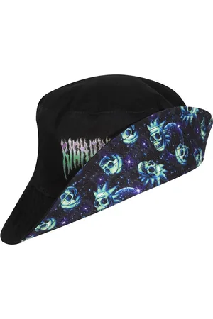 Rick and Morty Klobouk z - Neon Skull Bucket Hat Unisex