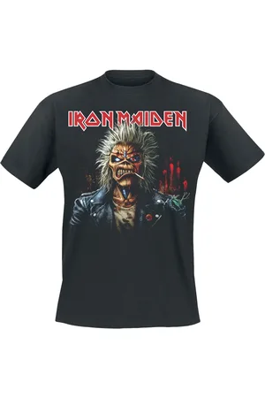Iron Maiden Tričko z Portrait Eddie Smoke