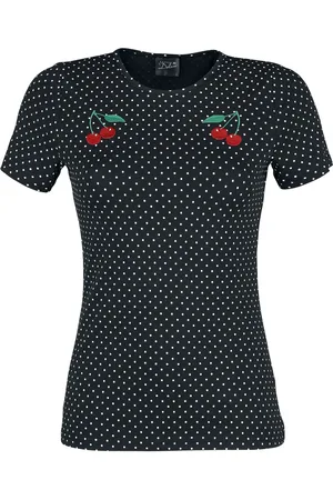 Pussy Deluxe Tričko Rockabilly z Basic tričko Mini Dots