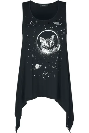 Banned Alternative Top Gotika z Top Space Cat