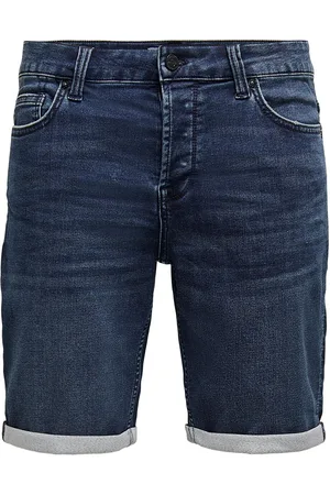 Only & Sons Kraťasy z ONSPly Life Reg D Blue Slim Fit