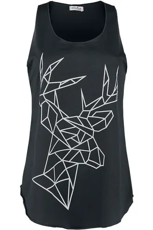 Innocent Top z Geometric Deer Vest
