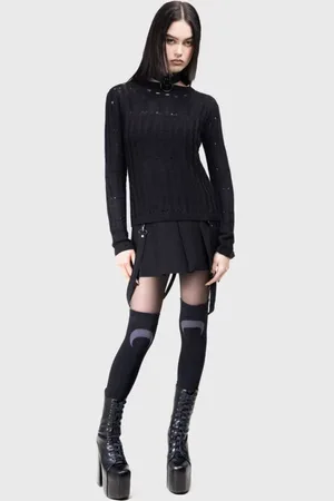 KIHILIST by KILLSTAR Pletený svetr Gotika z Webelia Sweater