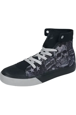 Rock Rebel Vysoké tenisky Rock z Tenisky s old scool cyber lebkou