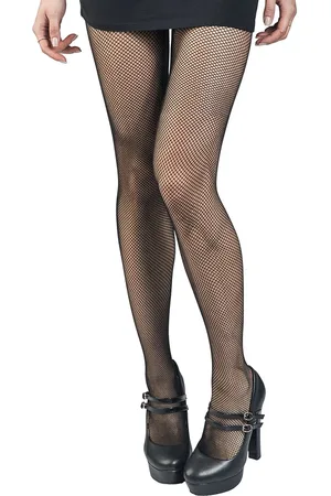 Pamela Mann Punčocháče Rockabilly z Černé, síťovinové punčochy