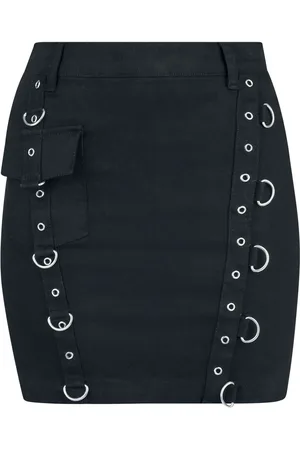 EMP Krátká sukně z Short Skirt with decorative rivets
