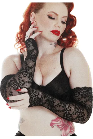 Pamela Mann Návleky na ruce Rockabilly z - Dlouhé, krajkové rukavice Ženy