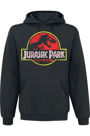Jurassic Park Mikina s kapucí z Distressed Logo