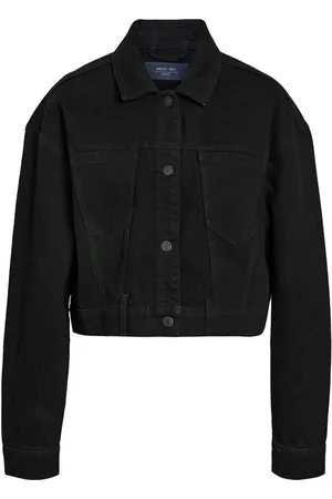 Noisy May Džínsová bunda z NMRONJA L/S CROP DNM JACKET VI514BL NOOS