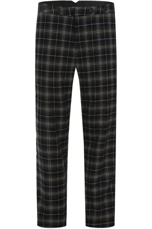 Chet Rock Chino Rockabilly z Zelené, tartanové kalhoty Chuck Swing