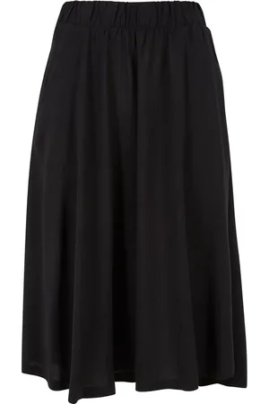 Urban classics Středně dlouhá sukně z Dámská sukně z viskózy
