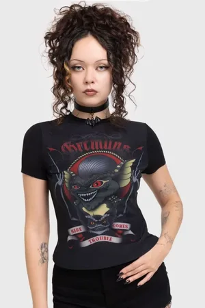 Killstar Tričko Gotika z Tričko Gremlins