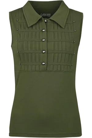Gothicana Top Gotika z Top v military stylu