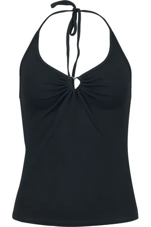 Hell Bunny Vázaní za krkem Gotika z Cheryl Top