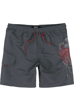 Rock Rebel Plavecké šortky Rock z Swim Shorts With Roses