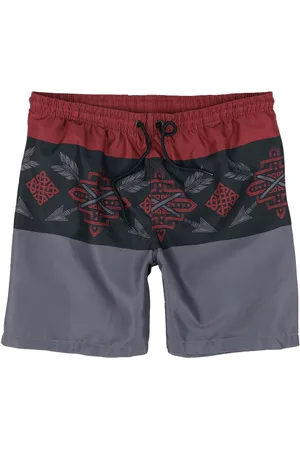 EMP Plavecké šortky z Tricolor Swim Shorts with Arrow Print