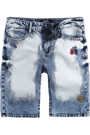 Rock Rebel Kraťasy Rock z Shorts With Bleached Details