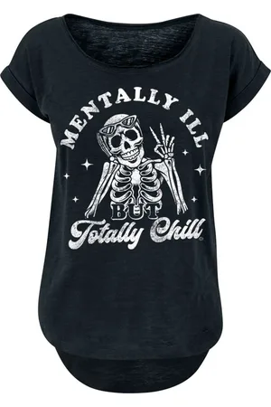 Goodie Two Sleeves Tričko z Mentally Ill But Totally Chill
