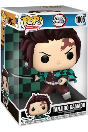 Demon Vinylová figurka č.1805 Tanjiro Kamado (Jumbo Pop!)