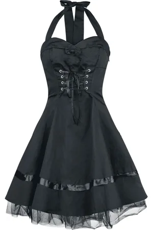 H&R London Krátké šaty Gotika z Lace Cotton Dress