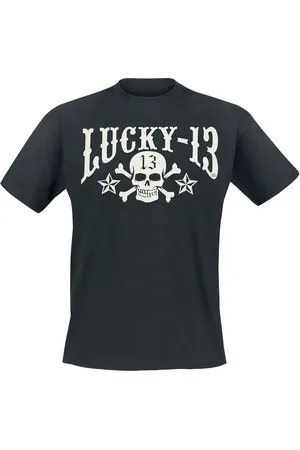 Lucky 13 Tričko z Skull Stars