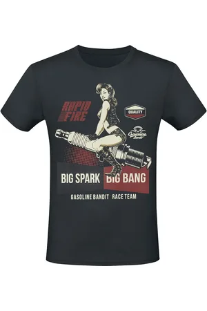 GASOLINE BANDIT Tričko Rockabilly z Big Spark