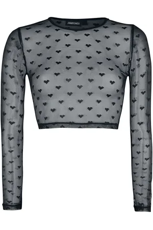 Jawbreaker Tričko s dlouhým rukávem z Crop top Don´t Mesh With My Heart