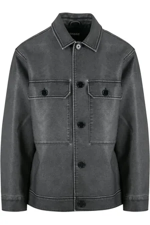 Urban classics Bunda imitace kůže z