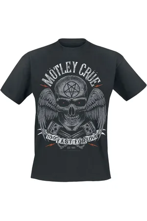 Motley Crue Tričko z Too Fast For Love Skully