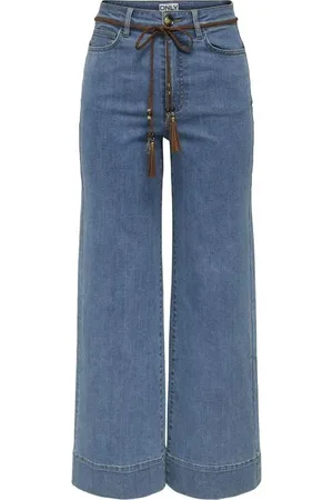 ONLY Džíny z ONLMADISON HW BELT WIDE CROP DNM GUA