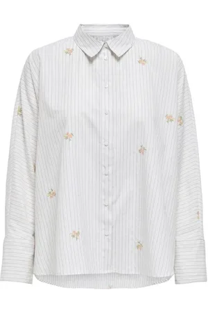ONLY Dlouhý rukáv z ONLJOELLA GRACE L/S EMB SHIRT OX WVN