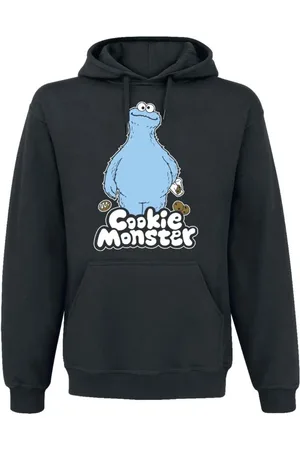 Sesamstraat Mikina s kapucí z Cookie Monster
