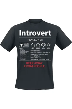 Sprüche Tričko z Introvert