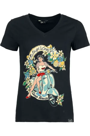 Queen Kerosin Tričko Rockabilly z Vintage Love