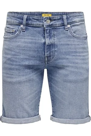 Only & Sons Kraťasy z ONSPLY MBD 8772 TAI DNM SHORTS NOOS
