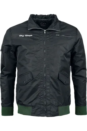King kerosin Přechodní bundy Rockabilly z Dragstrip Jacket