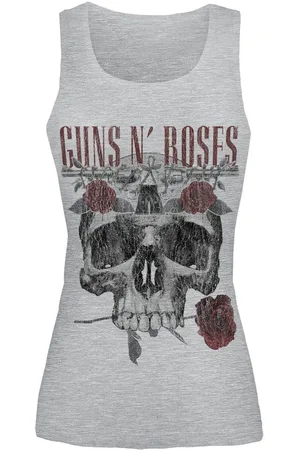 Guns N´Roses Top z Flower Skull