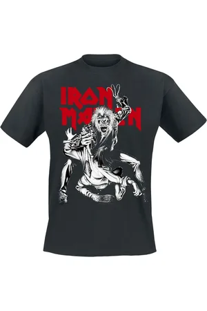 Iron Maiden Tričko z Claw Crop Red