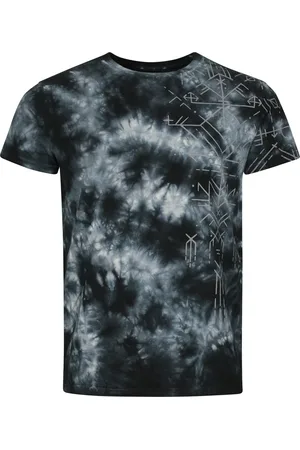 EMP Tričko z Batik T-Shirt with Runes