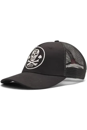 Lucky 13 Kšiltovka z - Pirate Skull Trucker Hat Black