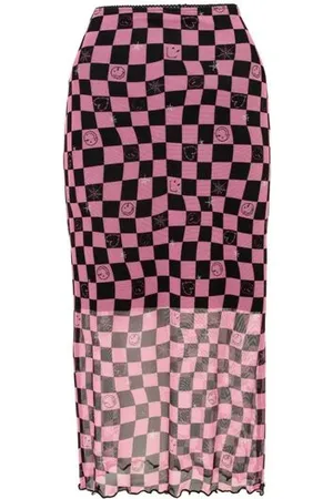 Hell Bunny Dlouhá sukně z x Smiley Originals Distortion Skirt