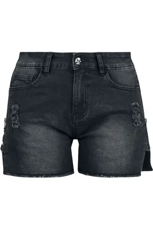 Rock Rebel Kraťasy Rock z Shorts With Lateral Zipper