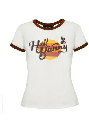 Hell Bunny Tričko Rockabilly z Charlie Top