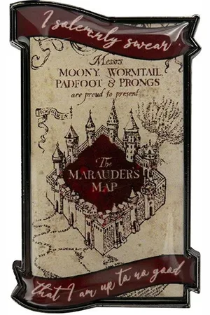 Harry Potter Magnet na ledničku z - Magnetka Marauder´s Map Unisex