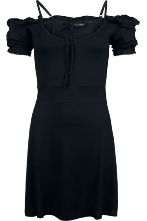 Gothicana Krátké šaty Gotika z Ladies Off Shoulder Dress