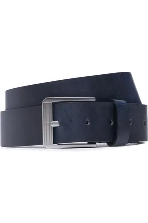 Tommy Hilfiger Pánský pásek Tjm Finley 3.5 AM0AM10904 Tmavomodrá