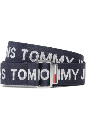 Tommy Hilfiger Pánský pásek Tjm Bxter 3.5 AM0AM10907 Tmavomodrá