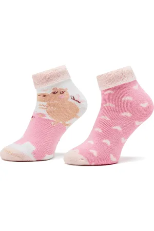 Benetton Sada 2 párů dětských vysokých ponožek 6AO3F2142 908