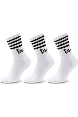 New Era Sada 3 párů vysokých ponožek unisex Stripe Crew 13113626
