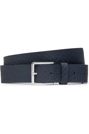 HUGO BOSS Pánský pásek Ther 50475090 Tmavomodrá